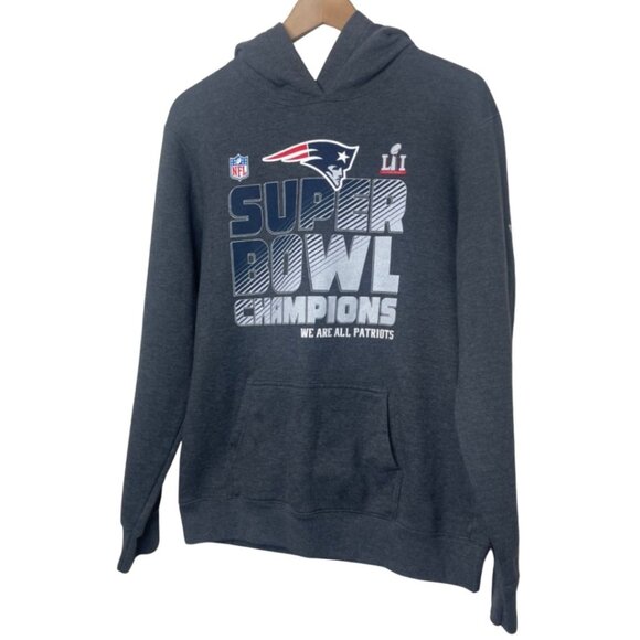 NFL PRO LINE | Unisex Gray Superbowl 52 New England Patriots Hoodie | Size XL - Picture 5 of 11